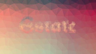 Özellik soldu teknolojik tesselleme döngüsü hareket eden çokgenler