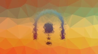 tünel modern tesselleştirilmiş döngüler hareket eden çokgenler