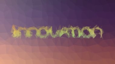 Yenilik, tekno tesselleştirilmiş döngü hareketli çokgenler