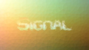 Sinyal modern tesselleştirilmiş döngü animasyon çokgenler