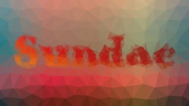 Sundae çözünen tekno tessellasyon döngüsü animasyon çokgenler
