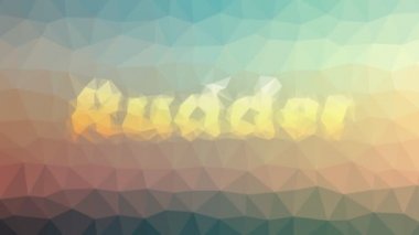 Dümen garip bir şekilde beliriyor, çokgenleri canlandırıyor.