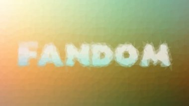 Fandom İlginç Görünüyor Tesselleme Döngüsü Canlandırılmış Üçgenler