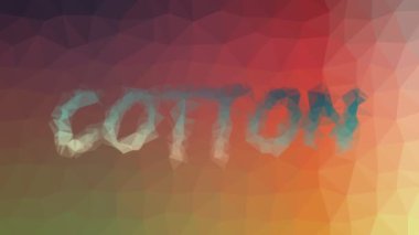 Pamuk garip tesselleştirilmiş döngüler animasyon üçgenleri