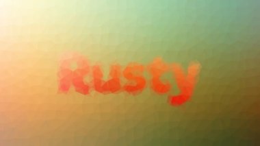 Paslı soluklaşma teknolojik tesselleme döngüsü canlandırılmış çokgenler