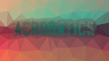 Akrobatikler ilginç görünüyor. Tessellasyon döngüsü, titreşimli üçgenler.