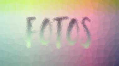 Görünürde teknolojik olarak tesselleştirilmiş fotolar titreşimli üçgenler