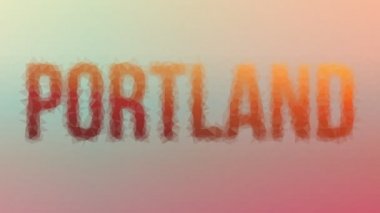 Portland görünürde tekno tesselleştirilmiş döngü titreşim üçgenleri