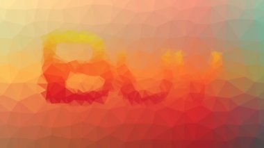 Soluk Teknolojik Tessellasyon Döngüsü Animasyon Çokgenleri Al