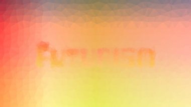 Fütürizm Sönük Teknolojik Tesselleştirilmiş Döngü Animasyon Çokgenleri