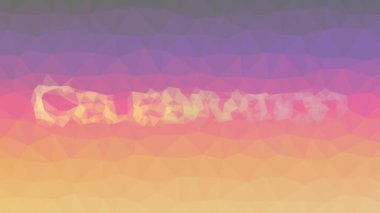 Kutlama Görünüşü Garip Tesselleme Döngüsü Nabız Çokgenleri