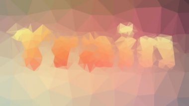 Tren soluk modern tesselleme döngüsü animasyon üçgenleri