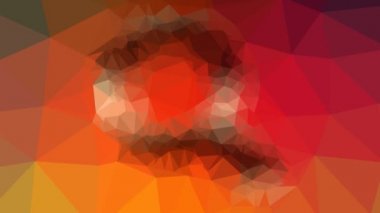 Arama aranıyor büyütücü görüntüsü ilginç tesseling döngü titreşim üçgenleri