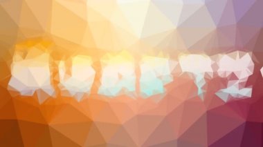 Quartz sönük tekno tessellasyon animasyon çokgenler