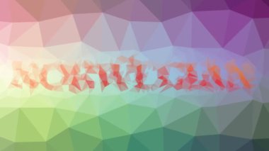 Norveçli tekno tessellasyon ortaya çıkıyor. Titreşen çokgenler.