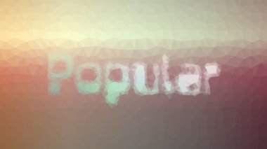 Popüler Solgunluk Tekno Tessellasyon Döngüsü Darbe Üçgenleri