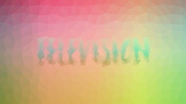 Televizyon garip bir şekilde ortaya çıktı. Tesselleştirilmiş döngüler, titreşimli çokgenler.