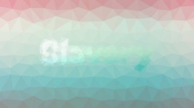 Kölelik kaybolur Garip tessellasyon döngüsü hareket eden üçgenler