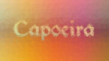 Capoeira ortaya çıkan tekno tesselleştirilmiş döngü hareket eden çokgenler