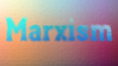 Marksizm Tuhaf Görünüyor Tesselleme Döngüsü Canlandırılmış Üçgenler