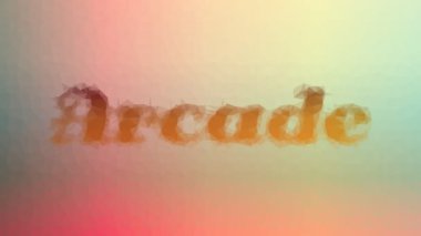 Arcade solgunluk tekno tessellation döngü hareketli çokgenler