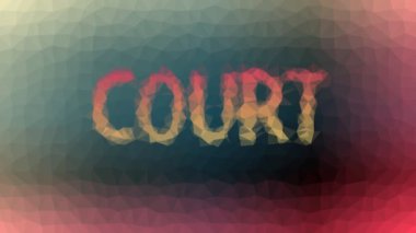 Mahkeme, tekno tesselleştirilmiş döngü canlandırmalı çokgenler