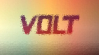 Volt Garip Görünüyor Tesselleme Döngü Darbe Üçgenleri