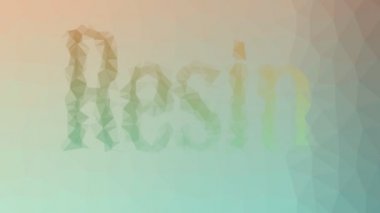 Resin çözünen tekno tesselleştirilmiş döngüler atan çokgenler