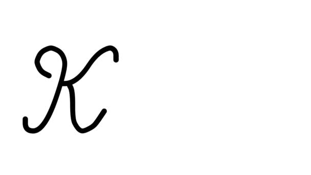 Киевская Анимация Декоративным Почерком Шестью Проклятыми Готическими Шрифтами — стоковое видео