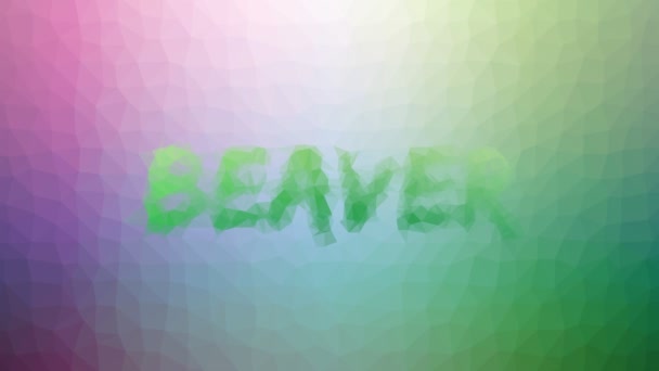 Beaver ปรากฏ Techno เทคโนโลย วงช พจรหลายเหล — วีดีโอสต็อก