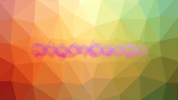 Polygones Animés Boucle Techno Tessellation Décolorée Monochrome — Video