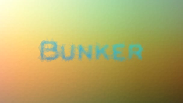 Bunker Blekna Tekniska Tessellerande Looping Pulserande Polygoner — Stockvideo