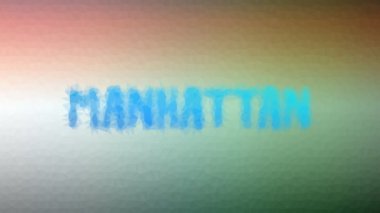 Manhattan sönük tekno tesselasyon döngüsü canlandırılmış üçgenler