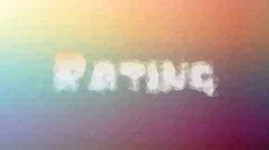 Beğeni görünen teknolojik tesselleme döngüsü animasyon üçgenleri