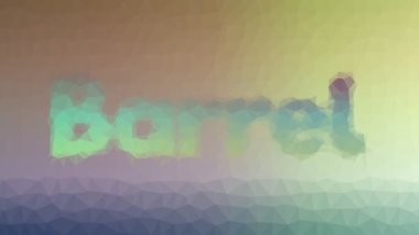 Fıçı ilginç tesselleme döngüsü hareket eden çokgenler