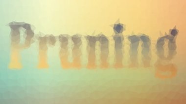 Eriyen tekno tesselleştirilmiş döngüler, canlandırılmış üçgenler.