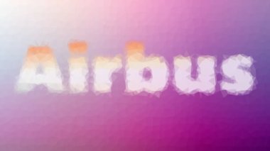 Airbus küçültme tekno tessellasyon animasyon üçgenler