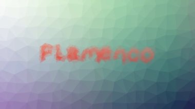 Flamenko ortaya çıkıyor. Modern tesselleştirilmiş döngüler, titreşimli üçgenler.