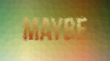 Belki Solgunluk Tessellated Döngüsü Canlandırılmış Üçgenler