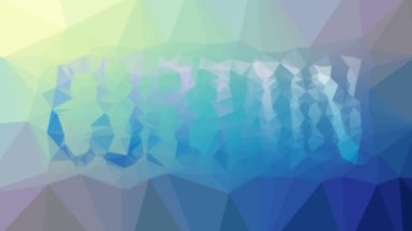 Perde çözümleme ilginç tesselleme döngüsü hareket eden üçgenler