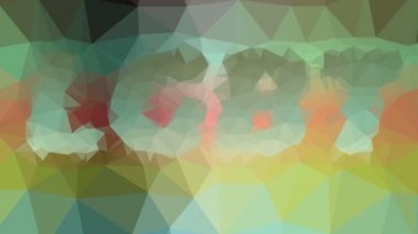 LGBT modern tesselleştirilmiş döngü animasyon üçgenleri