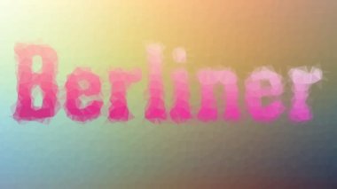 Berlinli Çözücü Tekno Tessellasyon Döngüsü Animasyon Çokgenleri