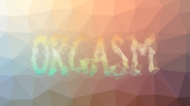 Orgazm kayboluyor tekno tesselleme döngüleme titreşim çokgenleri