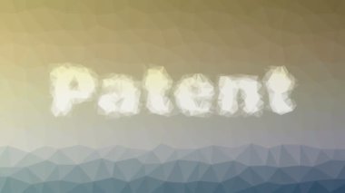 Patent görünen modern tesselleme döngüsü animasyon üçgenleri