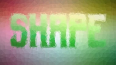 Şekil değişimi garip tesselleme döngüsü nabız üçgenleri