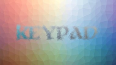 Klavye modern tessellasyon ortaya çıkıyor. Titreşim çokgenleri.