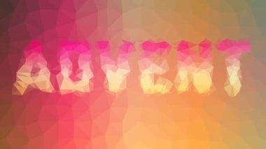 Çözülen tekno tessellasyon döngüsü hareketli üçgenler