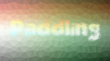 Tekno tessellasyon görünümlü kürek çekme döngüsü titreşim üçgenleri