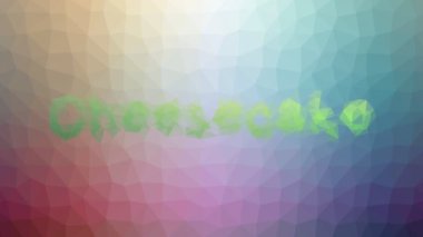 Cheesecake garip tesselleştirilmiş döngüyü çözüyor. Titreşim üçgenleri.