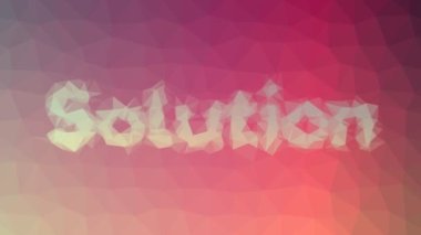 Çözüm tuhaf tesselleştirilmiş döngü hareketli çokgenler